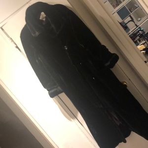 Black faux fur from Saks Fifth Avenue